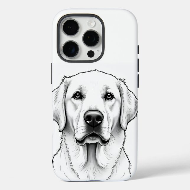 iPhone 16 Pro Hüllen - Labrador Retriever (Rückseite)