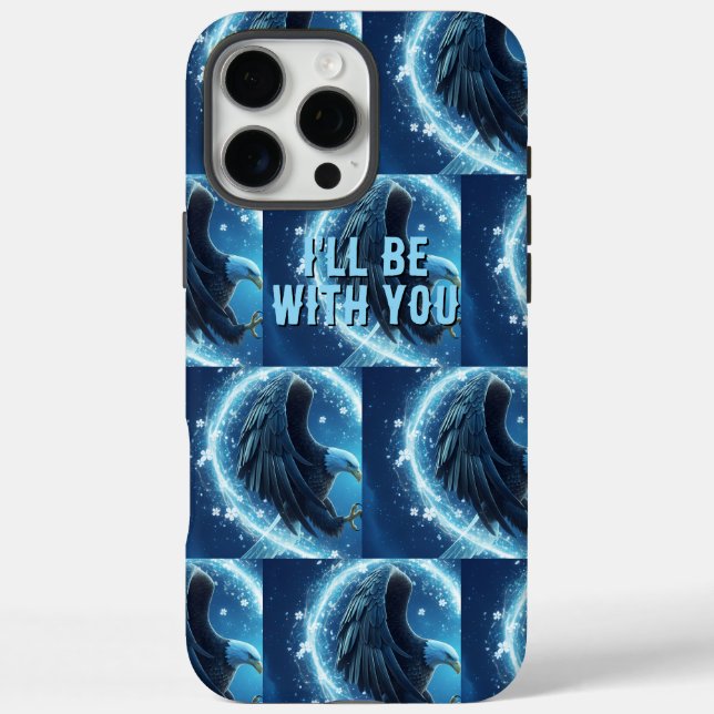 iPhone 16 Pro Max Case Bald Eagle Heart Love 1 (Rückseite)