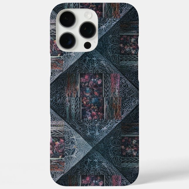 iPhone 16 Pro Max Case - Modernes künstlerisches D (Rückseite)