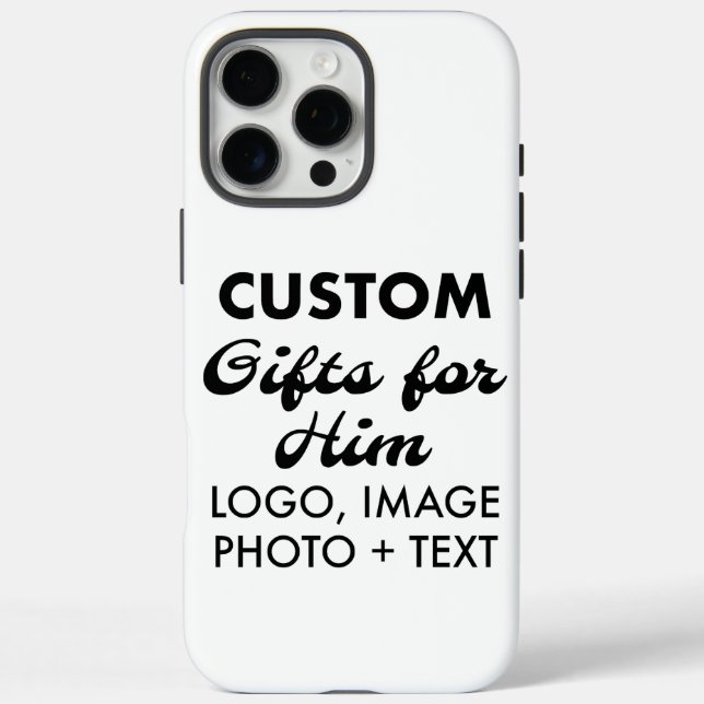 iPhone 16 Pro Max Coque dur personnalisé (Verso)