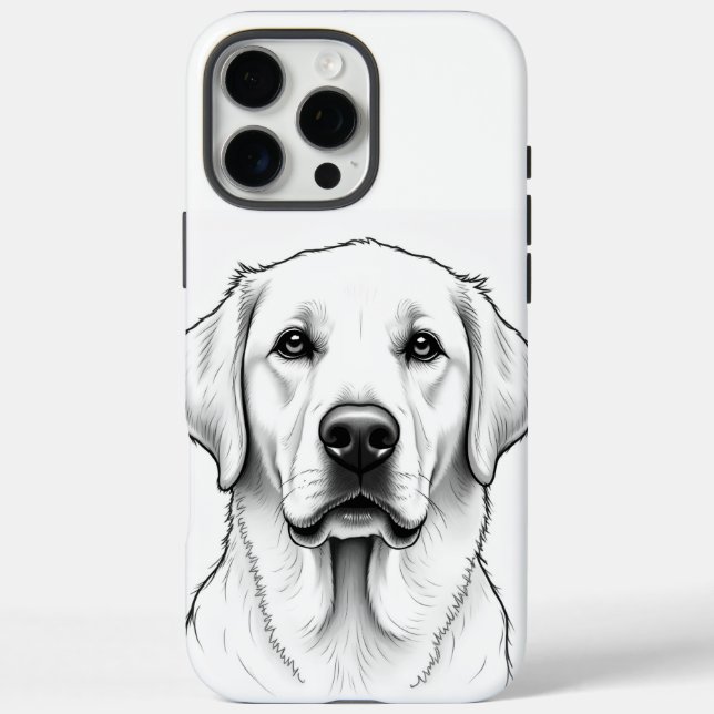 iPhone 16 Pro Max Coques - Labrador Retriever (Verso)