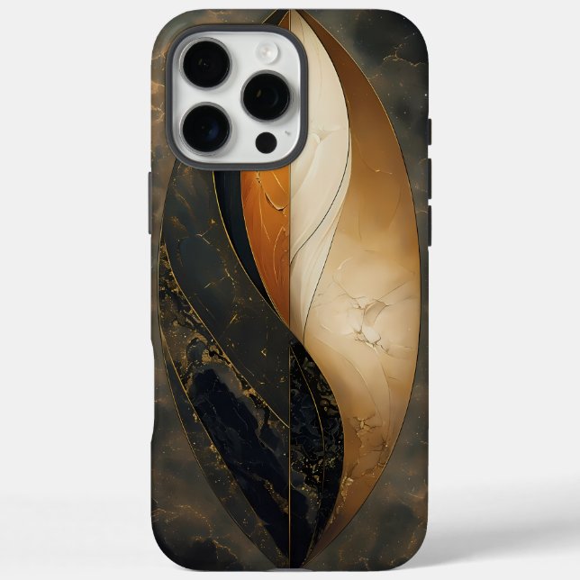 iPhone 16 Pro Max Fall mit Abstrakter kosmischer K Hülle (Rückseite)