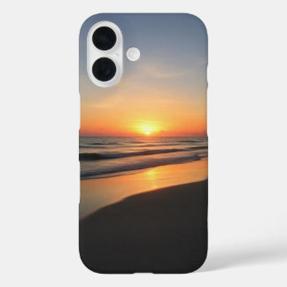 IPhone 16 Sonnenuntergangs-Strand-Handyhülle Hülle