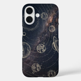 iPhone 16 Space Case – Planets and Galaxy Artwork
