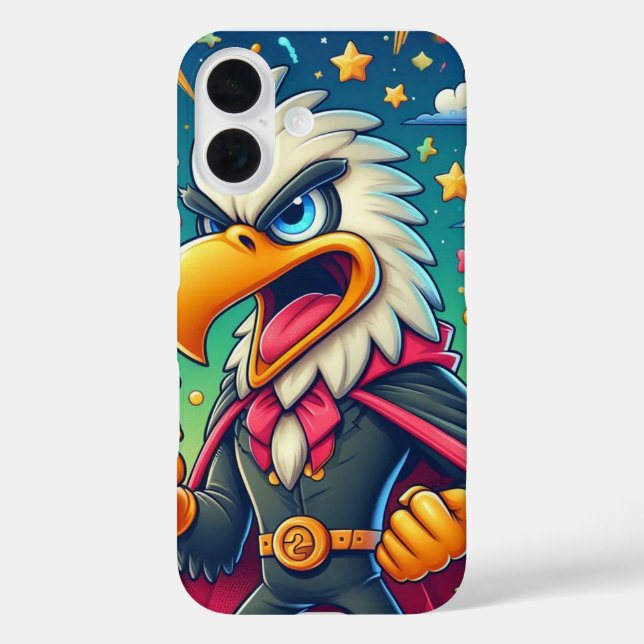 iPhone 16 trendy Handy Gehäuse Hülle (Rückseite)