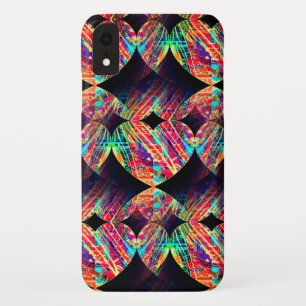 Iphone 3D Neon Heart / coque ipad