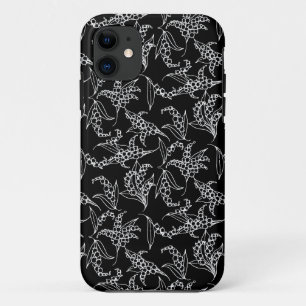 iPhone 5/5 Xtreme Case Lilies-of-the-Valley Black