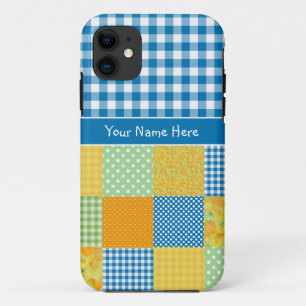 iPhone 5/5s Coque à personnaliser : Faux Patchwork