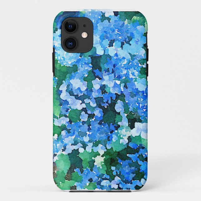 iPhone 5/5s Fallhydrangea-Aquarell Case-Mate iPhone Hülle (Rückseite)
