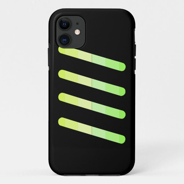 Iphone 5/5s gelbgrüner Fall Case-Mate iPhone Hülle (Rückseite)