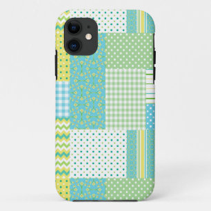 iPhone 5/5s Xtreme Coque Daffodil Faux-Patchwork