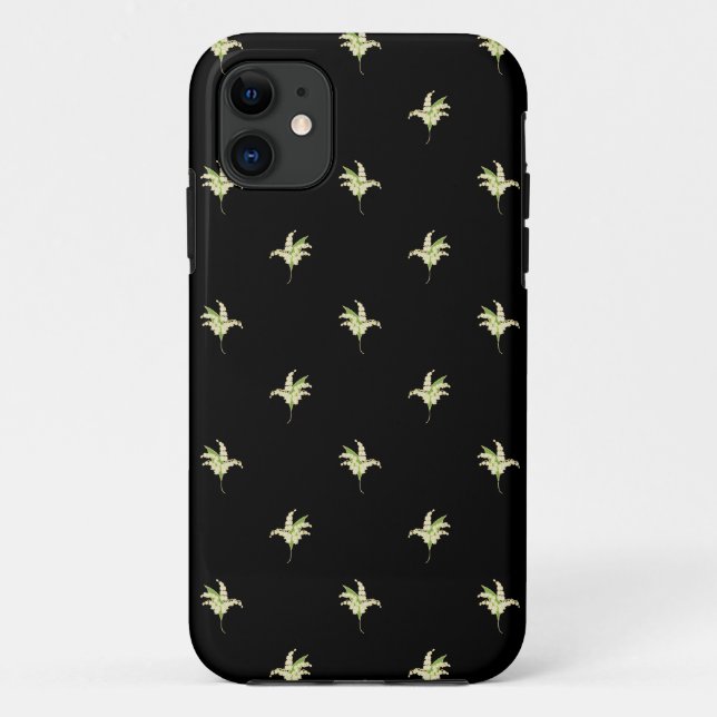 iPhone 5/5s Xtreme Coque Lys of the Valley Black (Dos)