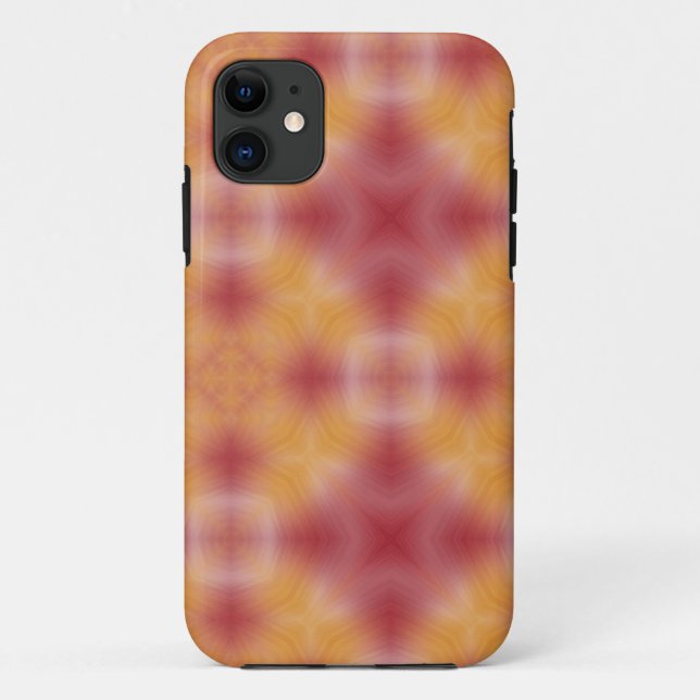 iPhone 5 Barely There Case Orange Rot Kaleidoskop (Rückseite)