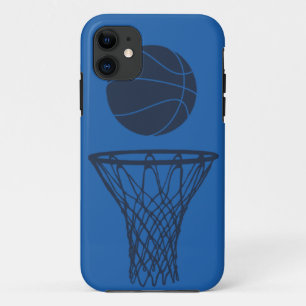 iPhone 5 Basketball-Silhouette-blaues title_seo2