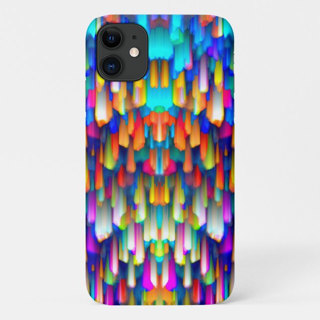iPhone 5 buntes digitales Kunstspritzen Falles Case-Mate iPhone Hülle (Rückseite)