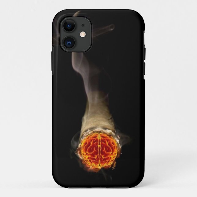 Iphone 5 Case Brain Smoke (Rückseite)