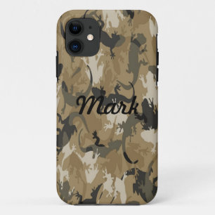 iPhone 5 Case für benutzerdefinierte braune Reptil