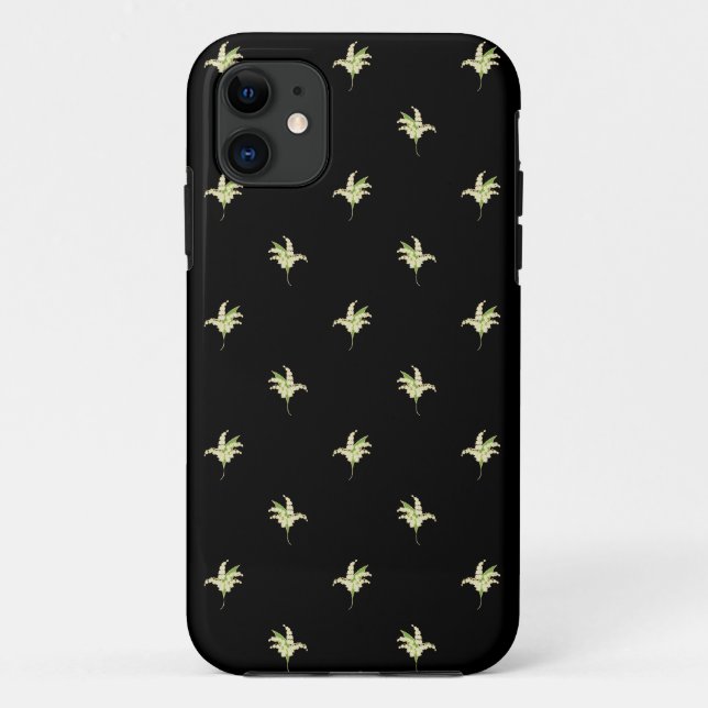 iPhone 5 Case Mate Case Lilies of the Valley Black (Rückseite)