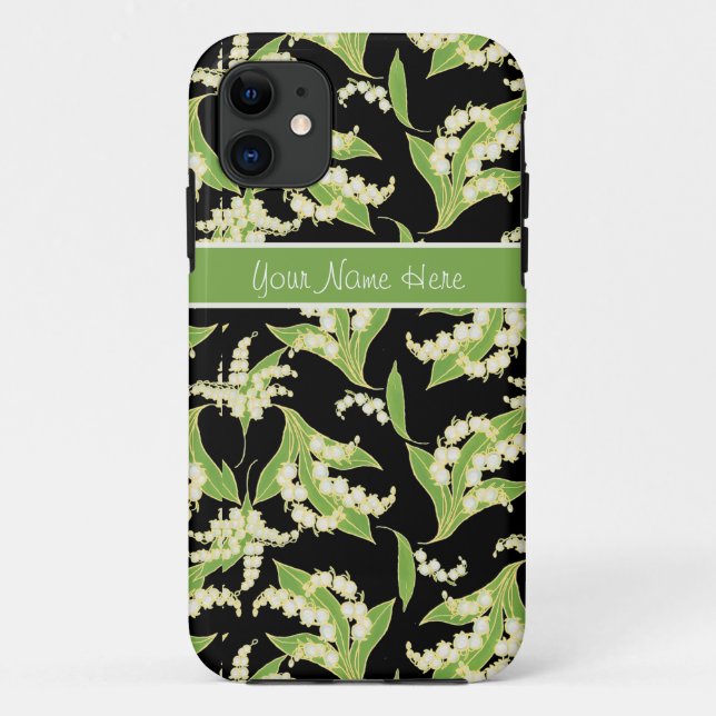 iPhone 5 Case-Mate Fall Lilies of the Valley Black Case-Mate iPhone Hülle (Rückseite)