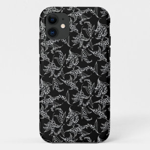 iPhone 5 Case-Mate Fall Lilies-of-the-Valley Black Hülle