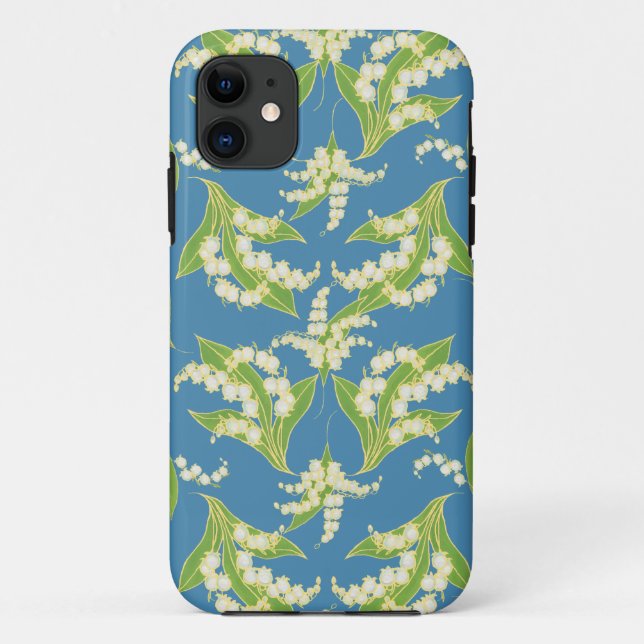 iPhone 5 Case-Mate Hülle Lilien des Tals Blau (Rückseite)