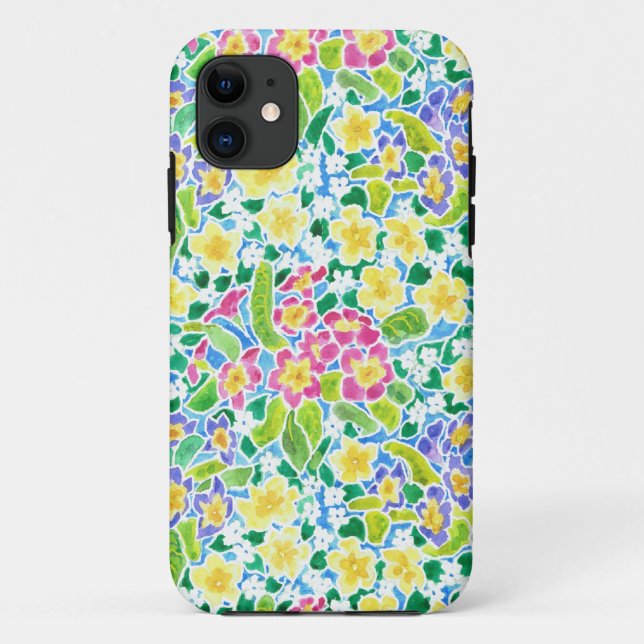 iPhone 5 Case-Mate Hülle, Pretty Spring Primroses Hülle (Rückseite)