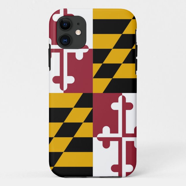 IPhone 5 Coque avec drapeau du Maryland (Dos)