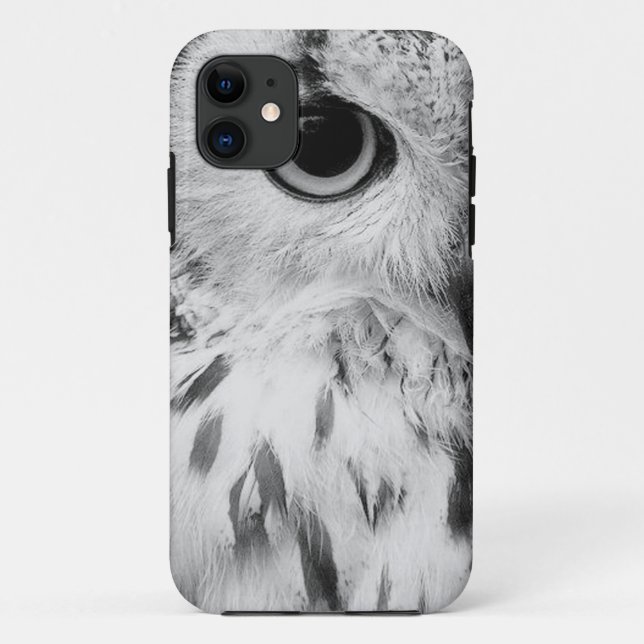 iphone 5 coque de hibou blanc (Dos)
