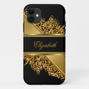 iPhone 5 Elegant Classy Gold Lace Case-Mate iPhone Hülle