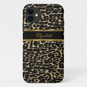 iPhone 5 Elegant Gold Animal Print title_seo2