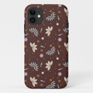 iPhone 5 Fall - Brown mit Blumen title_seo2