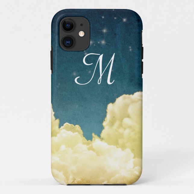 IPHONE 5 Fall für Celestial View Stars Monogram Case-Mate iPhone Hülle (Rückseite)