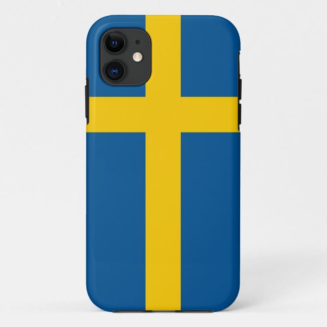 IPhone 5 Fall mit der Flagge Schwedens Case-Mate iPhone Hülle (Rückseite)