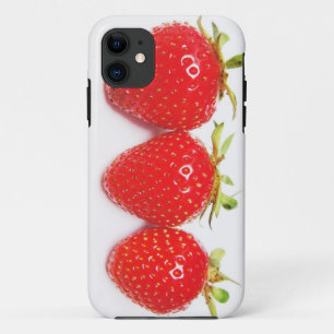 iPhone 5 Hülle drei Erdbeeren