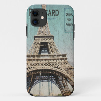 iPhone 5 Hülle Eiffelturm Postkarte aus Paris