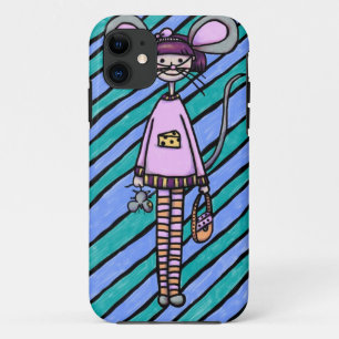 iPhone 5 Hülle, Süßes Mädchen in Mäuse-Kostüm Case-Mate iPhone Hülle