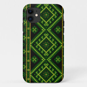 iPhone 5 Hülle Ukrainisches Kreuzstichmuster