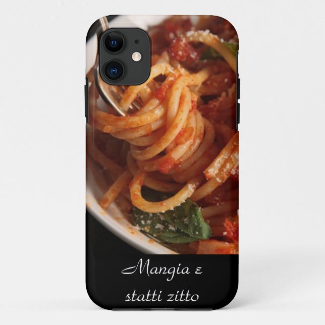 iPhone 5 Italien Mangia e statti zitto Pasta coque (Dos)