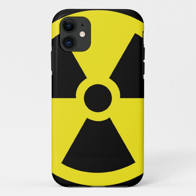 iPhone 5 kaum dort Fall, nukleares Symbol Case-Mate iPhone Hülle (Rückseite)