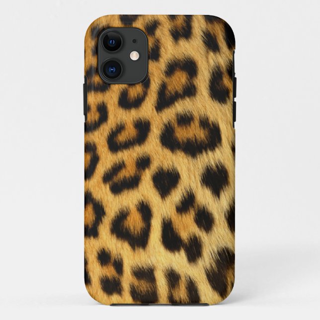 iPhone 5 kaum dort Fall-wilder natürlicher Leopard Case-Mate iPhone Hülle (Rückseite)