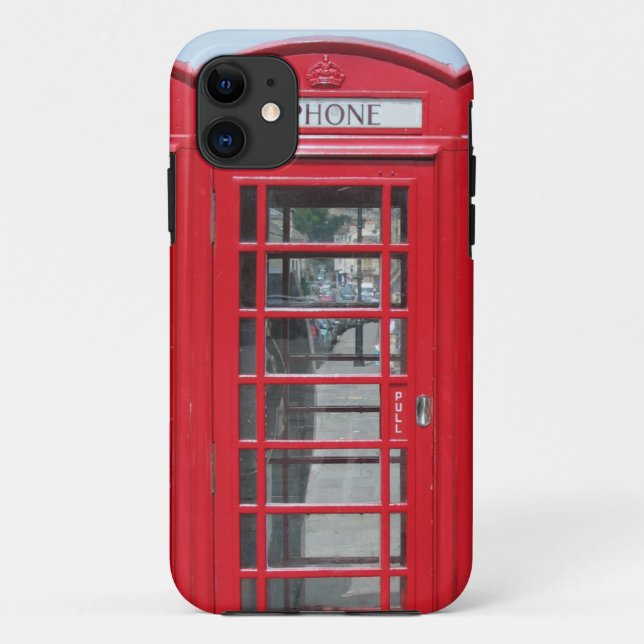 iPhone 5: Klassisches rotes Telefonzelle-Foto Case-Mate iPhone Hülle (Rückseite)