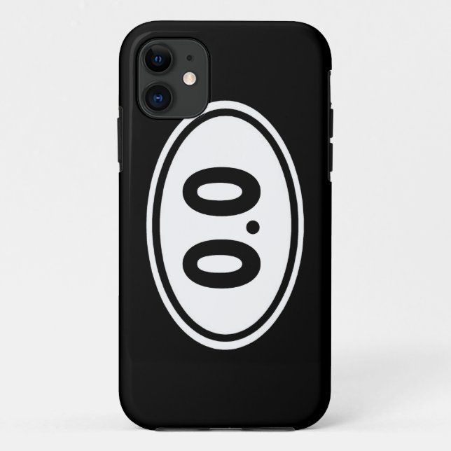 iPhone 5 lustige 0,0 lasse ich nicht Fall-Spaß Case-Mate iPhone Hülle (Rückseite)