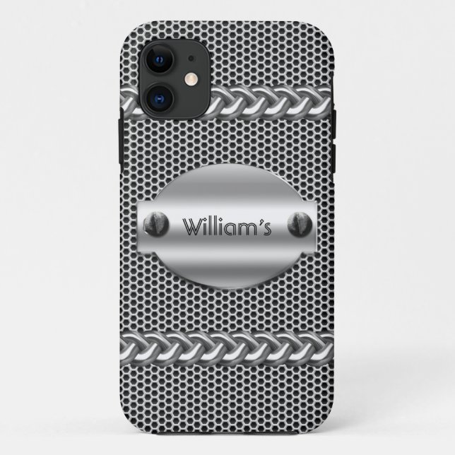 iPhone 5 Metall-Look Chrome Herren Case-Mate iPhone Hülle (Rückseite)