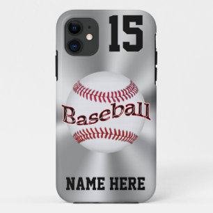 Iphone 5S personnalisé Coque de baseball NOM, NUMB