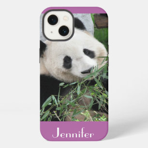iPhone 6 Case Giant Panda Pale Lila Bkgnd Hülle