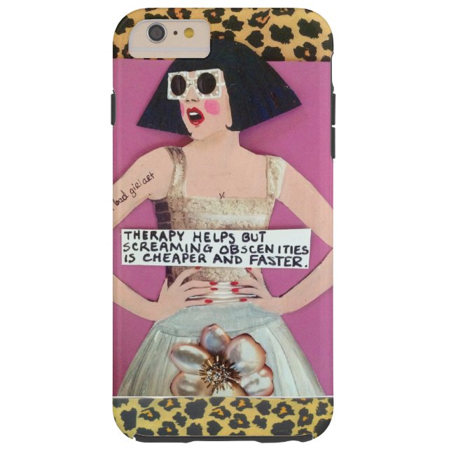 IPHONE 6 CASE-THERAPY HILFEN ABER SCHREIEN Case-Mate iPhone HÜLLE (Rückseite)