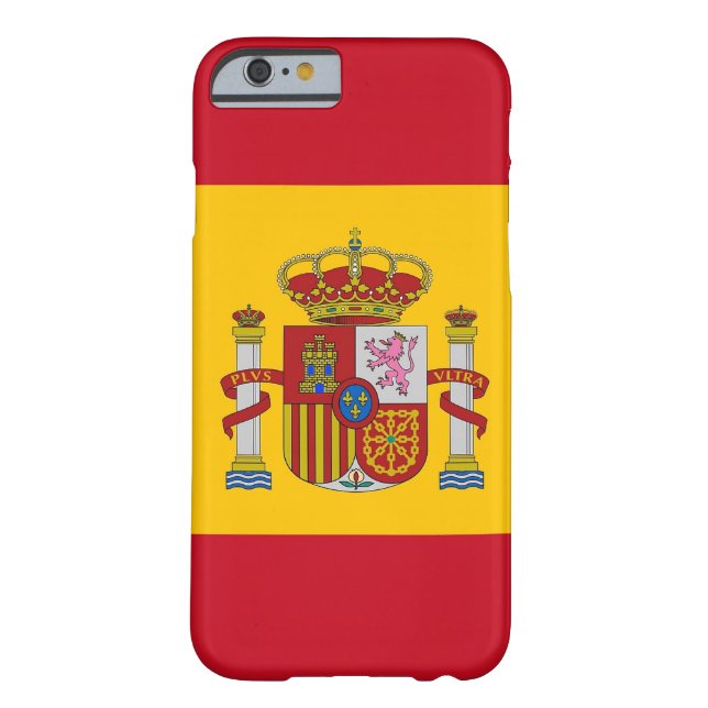 iPhone 6 coque avec Drapeau d'Espagne (Dos)