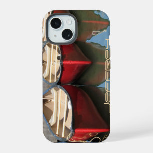 iPhone 6 Coque Canoës rouges & Réflexions, robuste