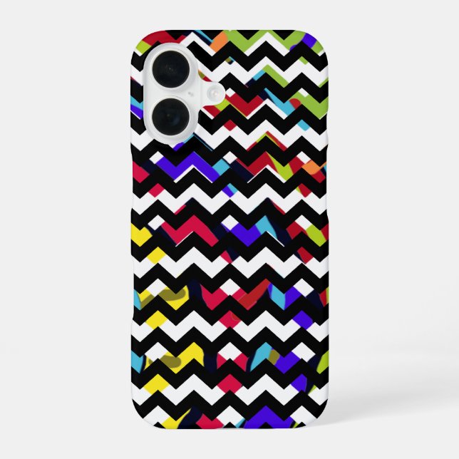 iPhone 6 Design mit Chevron-Muster 16 Hülle (Rückseite)