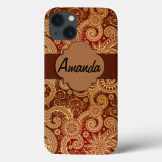 iPhone 6, Tough Xtreme Coque Monogramme Brown des